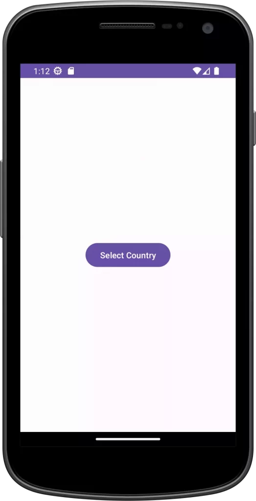country picker android